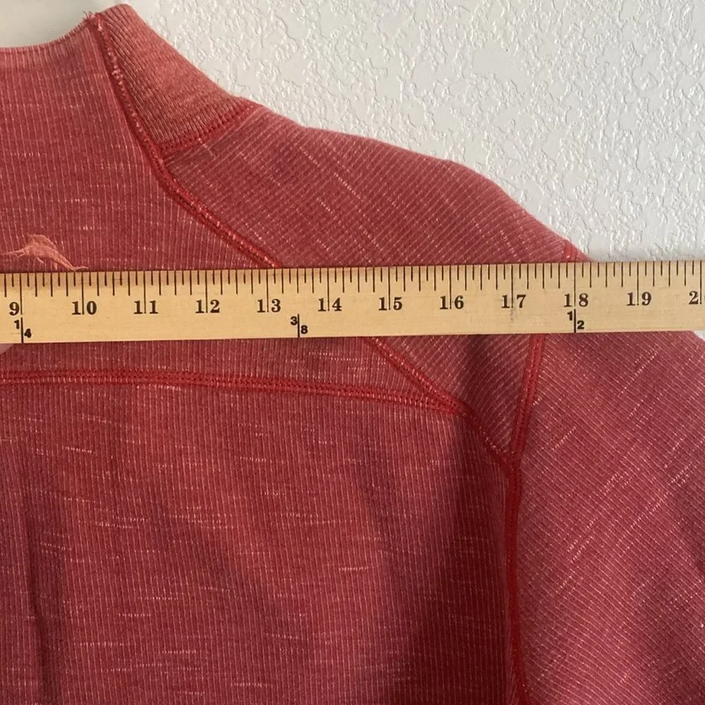 Tommy Bahama Tidemark Half Zip Reversible Pullover Sweater Size L